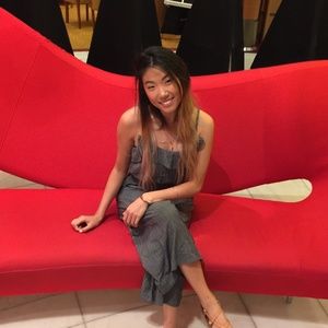 Black and White striped Jumpsuit